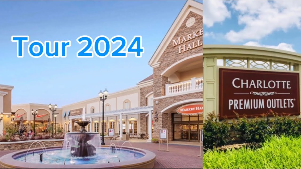 Charlotte Premium Outlet✨Full Tour 2024 ✨ Charlotte NC ✨#Shopping #Outlet #luxury