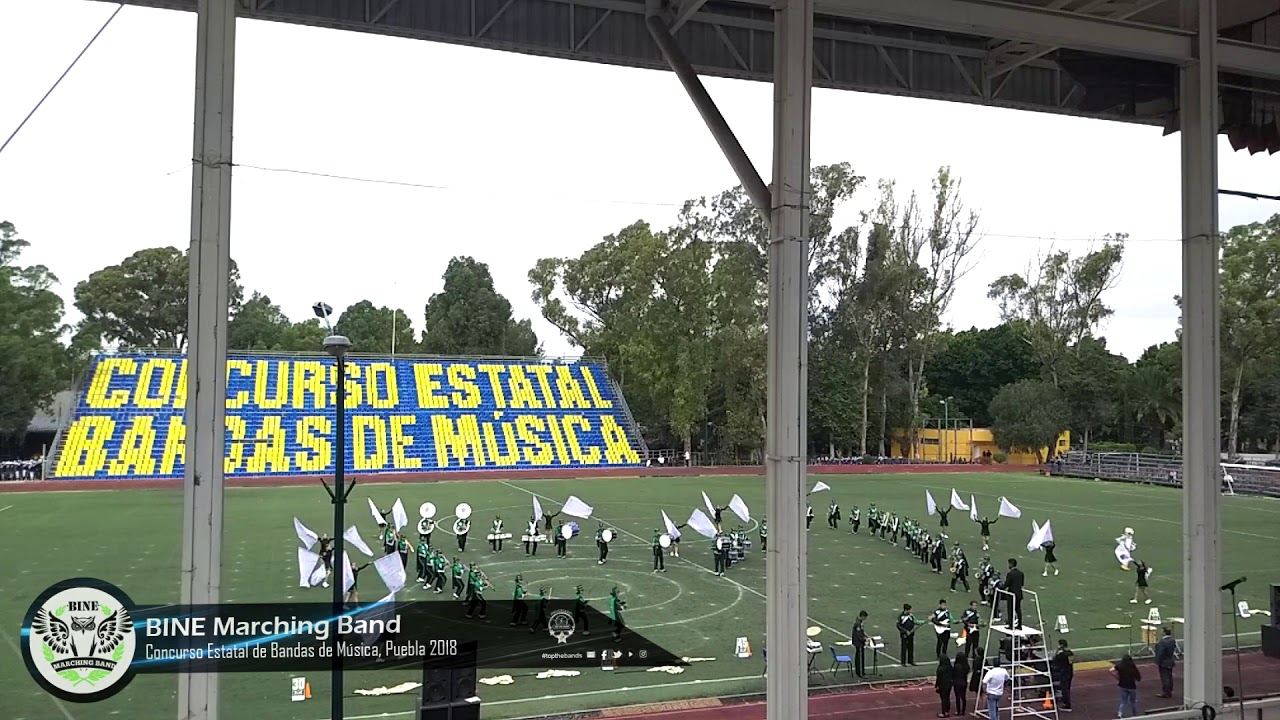 BINE Marching Band/ Concurso Estatal de Bandas de Música, Puebla 2018