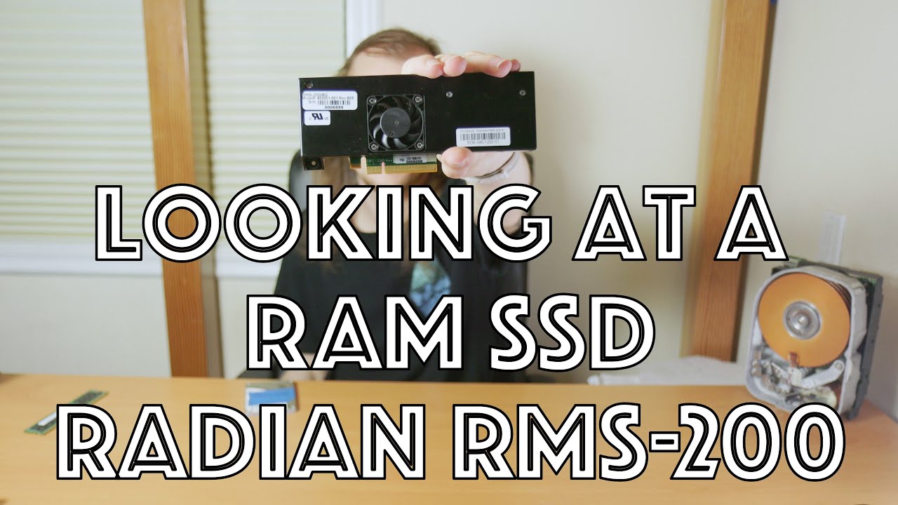 Taking a look at a RAM SSD: Radian RMS-200