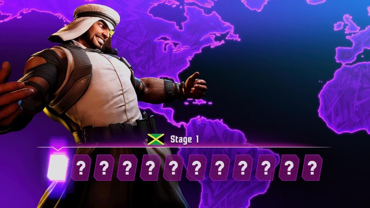 Street Fighter 6 - Аркадный режим Рашида (классический костюм)