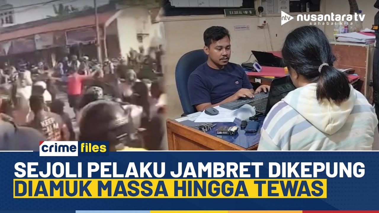 Nahas! Sejoli Pelaku Jambret Ditangkap, 1 Korban Diamuk Massa di Pekanbaru | CRIME FILES