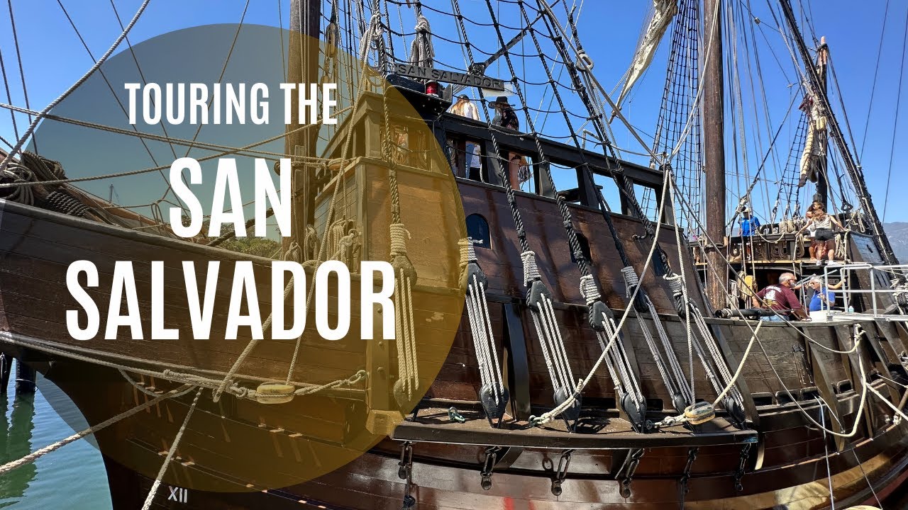 Touring the San Salvador tall ship while docked in Santa Barbara | Vlog