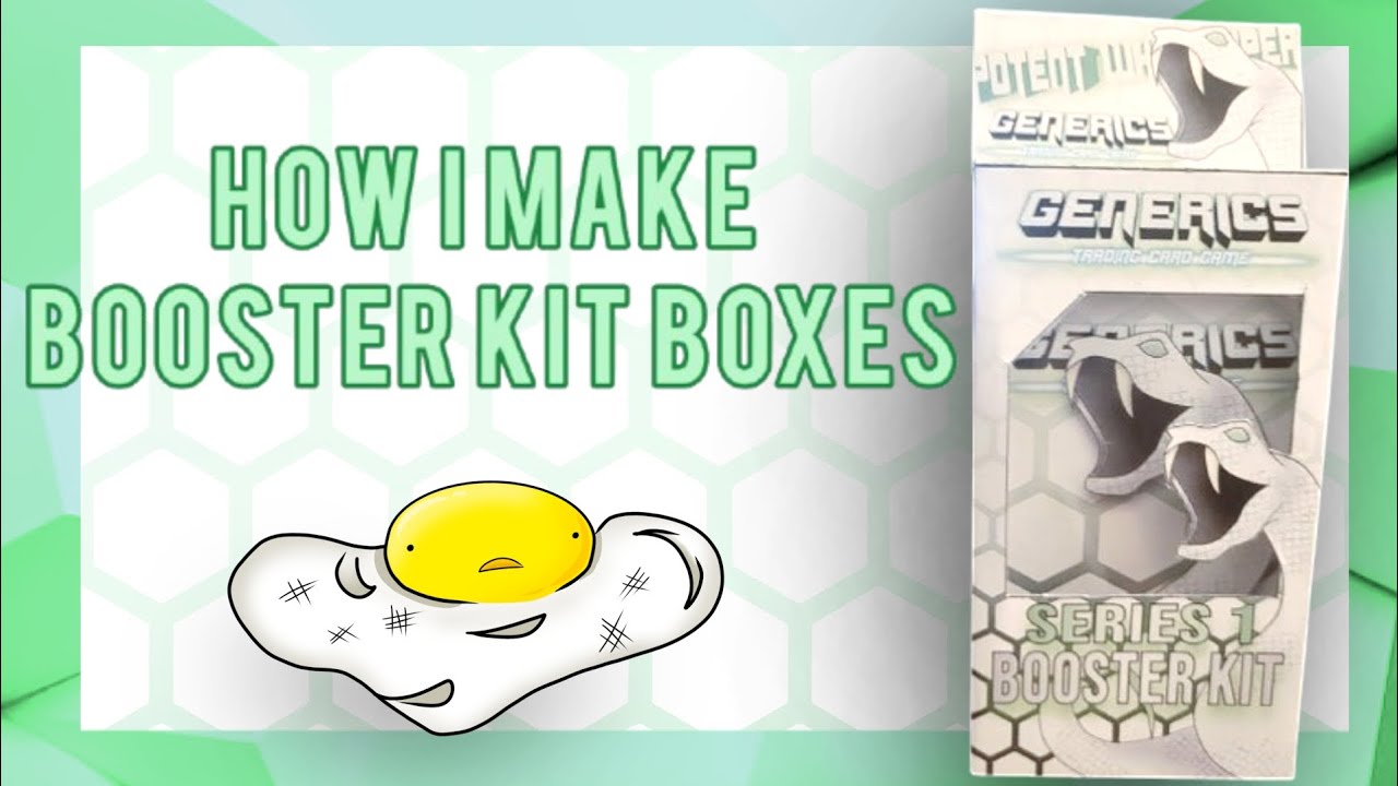 How I make my Booster Kit boxes | Tutorial Homemade TCG