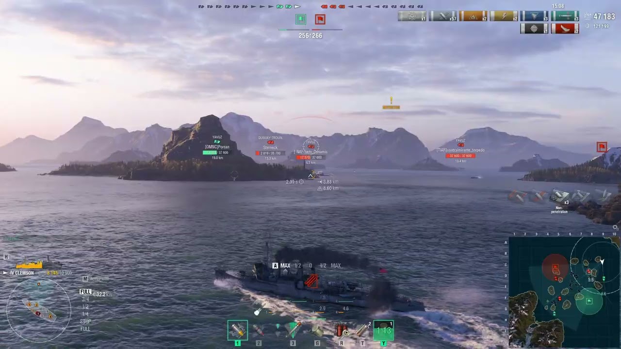World of Warships: I Miscalculated (2 SECOND LOSS)