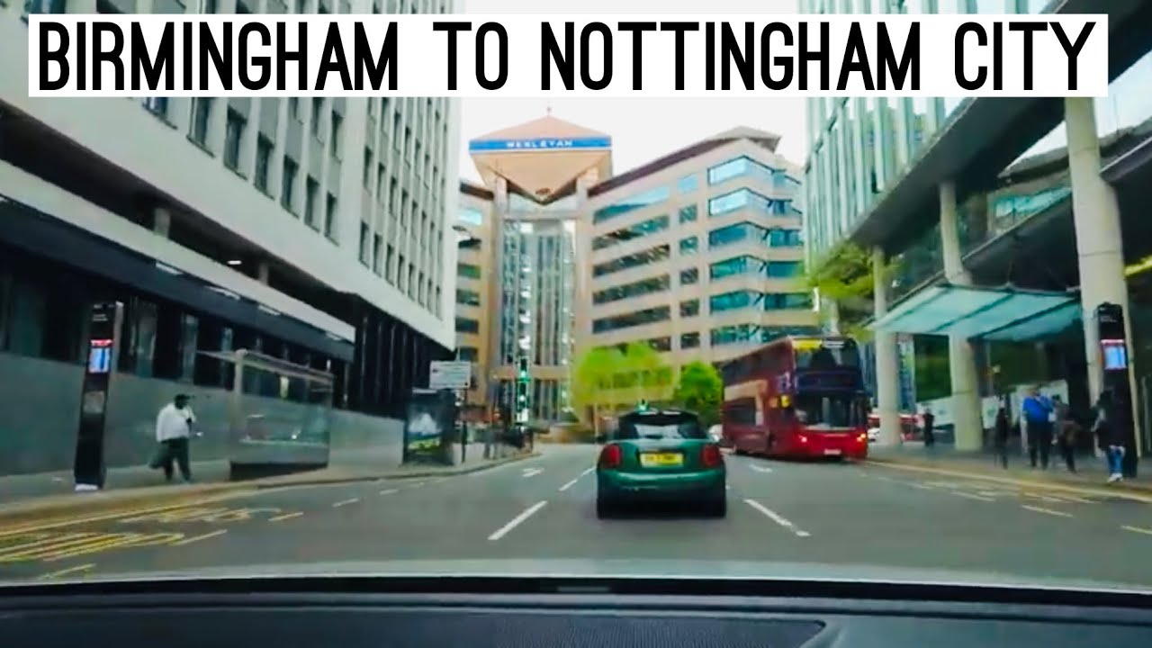 Birmingham to Nottingham City via M6 M42 M1