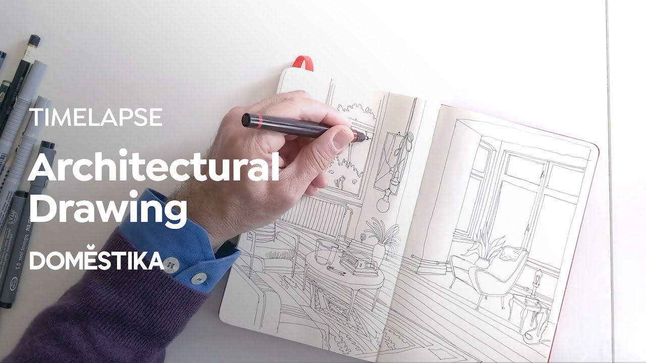 TIMELAPSE Ilustración | Dibujo Arquitectónico | Carlo Stanga | Domestika