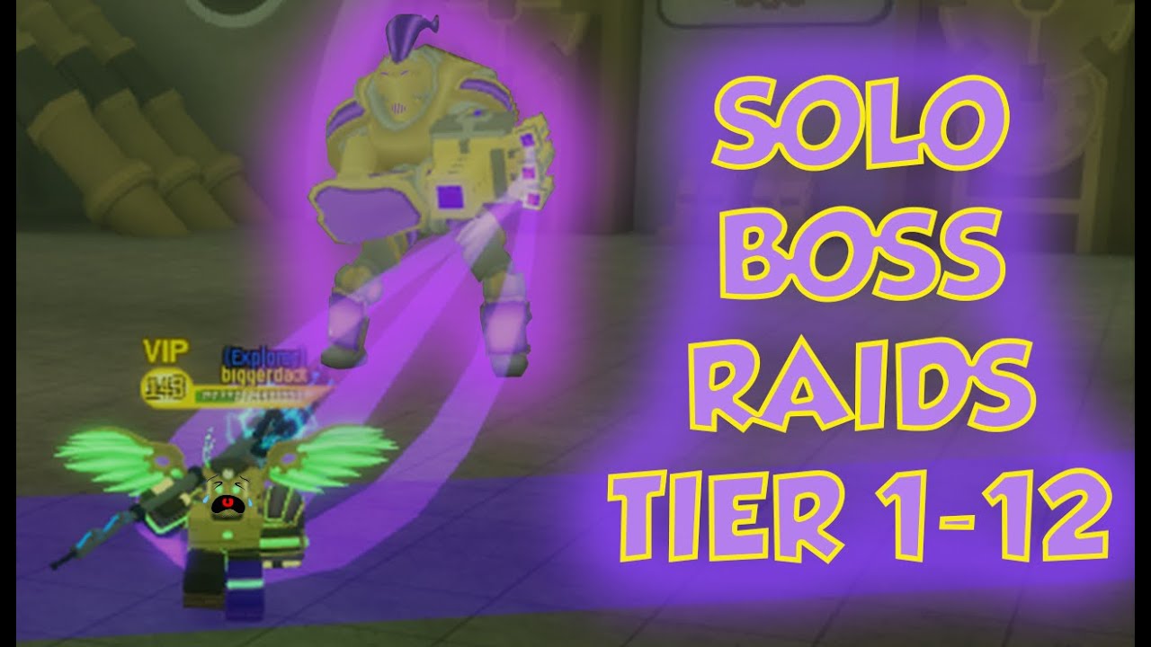 SOLO TIER BOSS RAIDS 1 to 12 How Far did I get ?