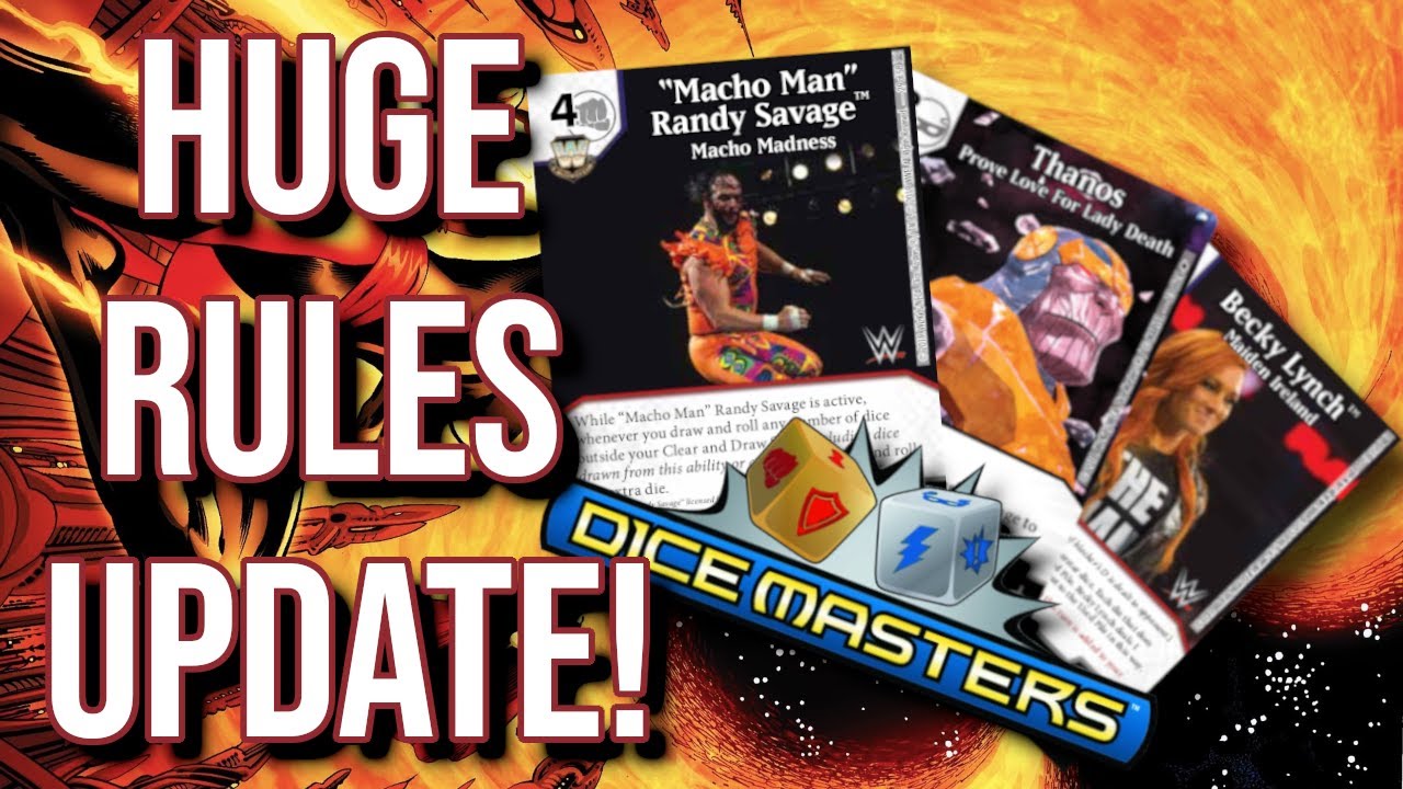 HUGE Dice Masters Rules Update! | Dice Masters