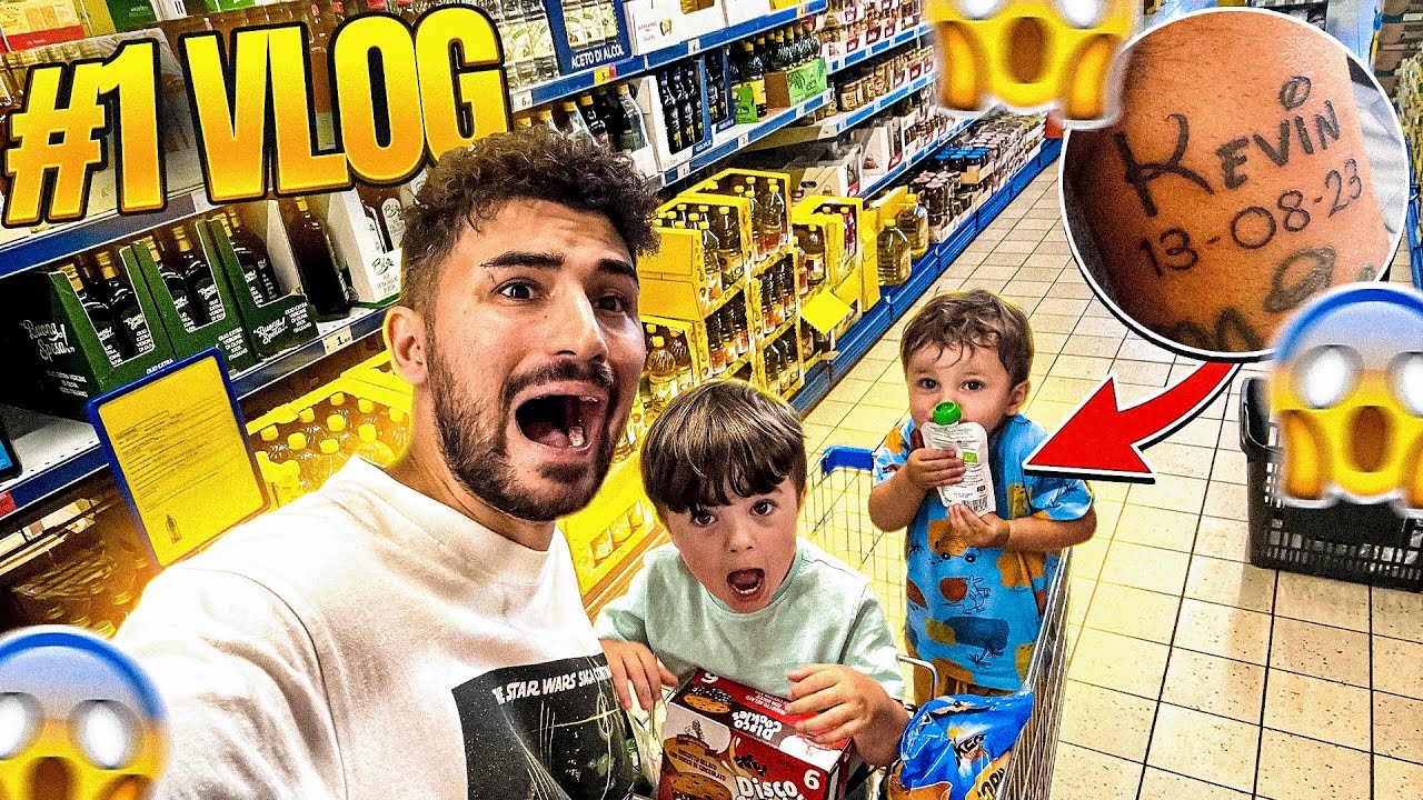 #1 VLOG UN POMERIGGIO CON I MIEI FIGLI❤️ (ho fatto il tatuaggio per Kevin)