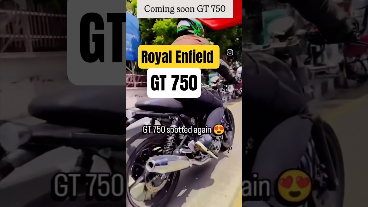 Royal Enfield Continental GT 750 spotted testing in India 😍