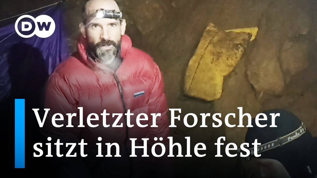 Türkei: US-Höhlenforscher steckt in 1000 Metern Tiefe fest | DW Nachrichten