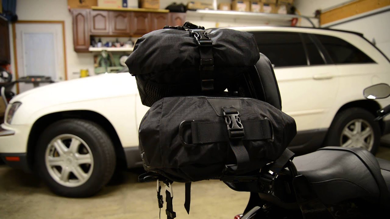 Kriega US-30 Drypack on Harley-Davidson Sportster