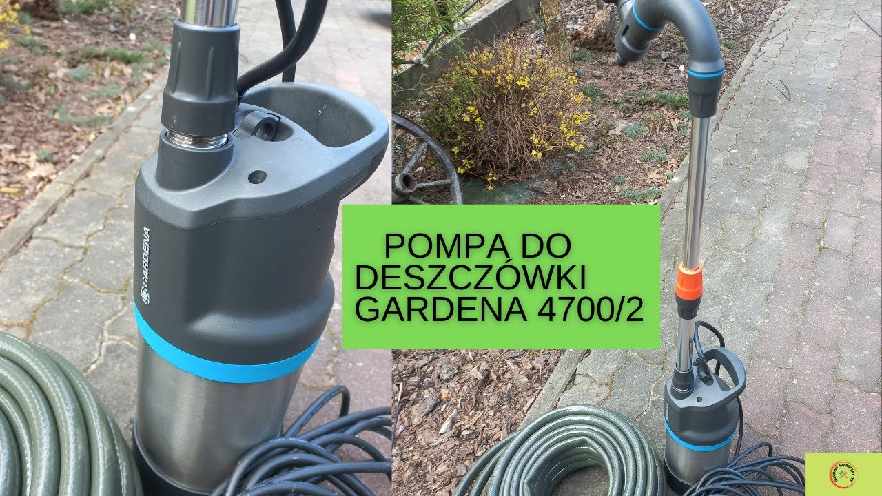 Pompa do deszczówki gardena 4700/2 inox automatic