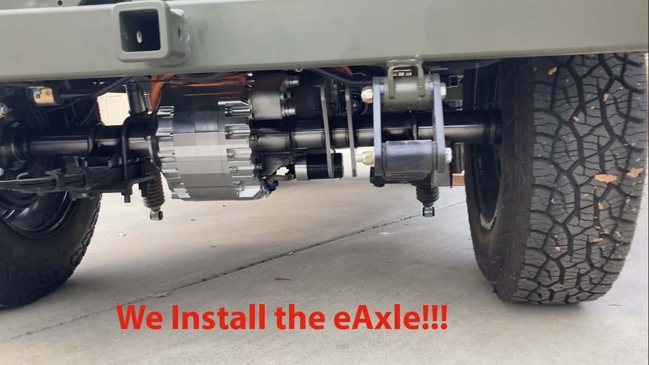 Установка eAxle