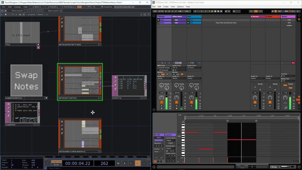 TDAbleton - TouchDesigner and Ableton Live - Ivan DelSol