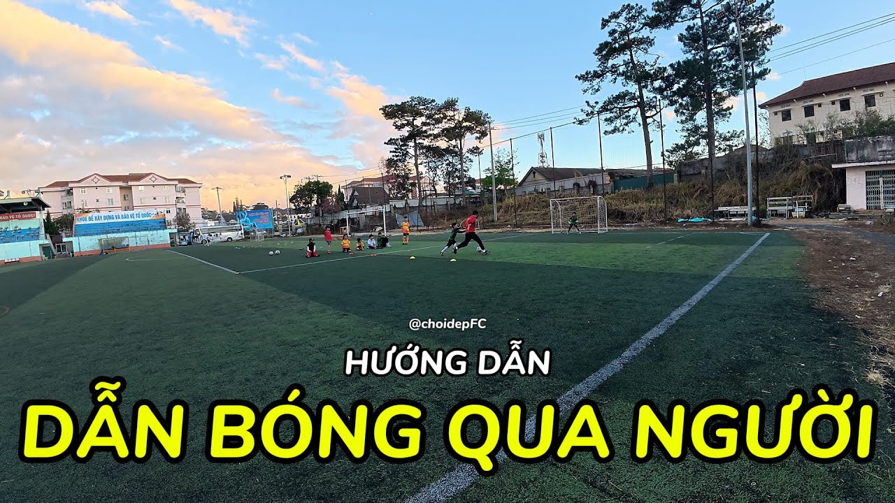 1v1 Dẫn bóng qua người - Để trẻ được tự do chơi bóng