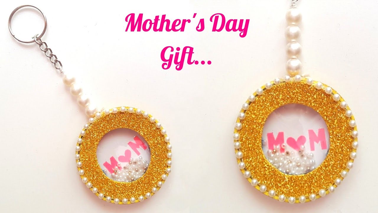 Cute Mother's Day Shaker Keychain • Handmade mother's day gift 2022 • mother's day gift keychain diy