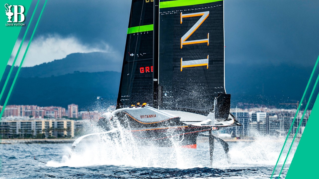 Marginal Test Day In Barcelona For British And Italians | June 1st | America's Cup