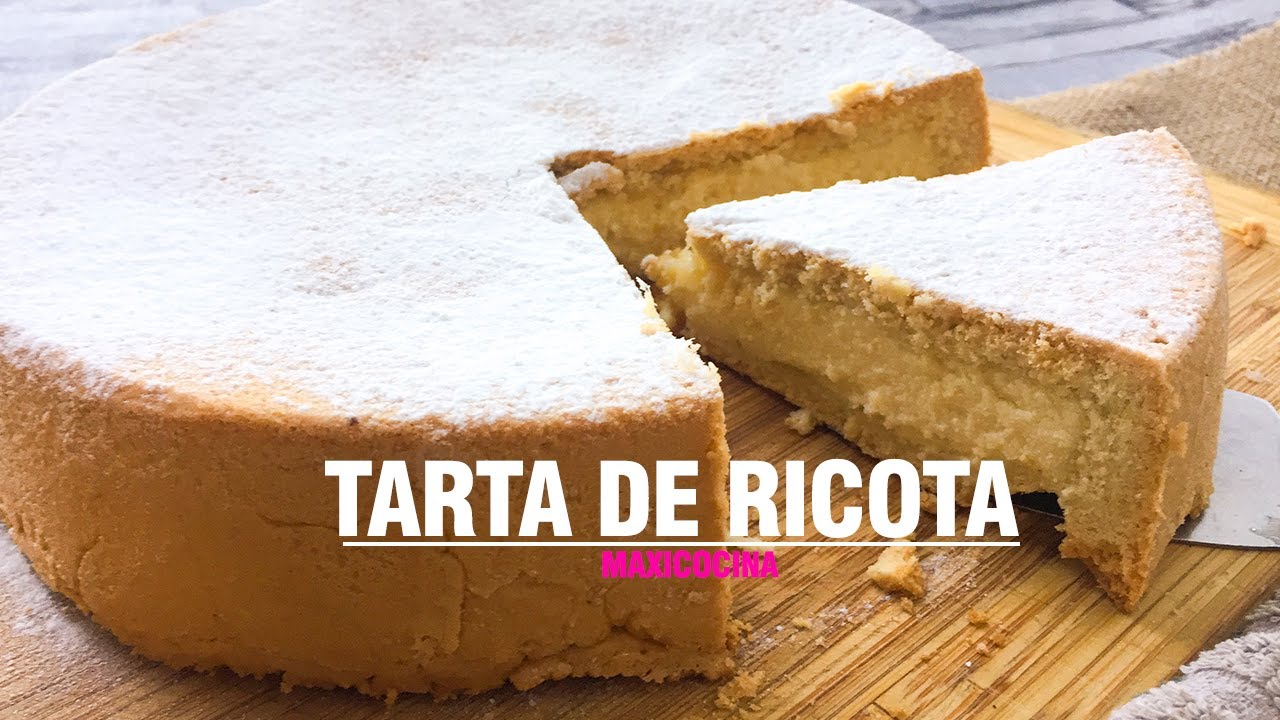 TARTA DE RICOTA SIN MANTECA | Receta Facil | Maxi Cocina