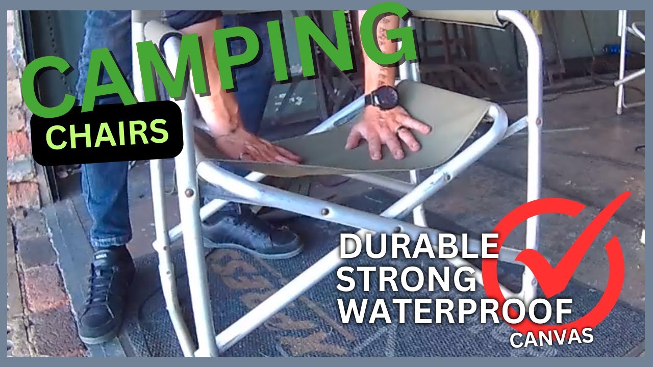 Camping Chairs Get a Makeover with Ripstop Canvas