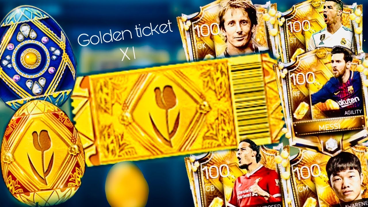 GOLDEN TICKET ! 100 OVR GOLDEN MASTERS IN FIFA MOBILE HUNT - I opened Easter Golden Egg packs