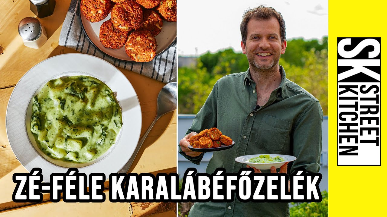 Zé-féle KARALÁBÉFŐZELÉK vega fasírttal 🤩