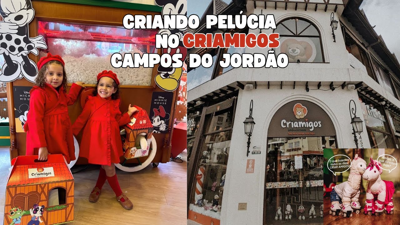 Criamos Nossa Própria Pelúcia no Criamigos em Campos do Jordão 🧸✨