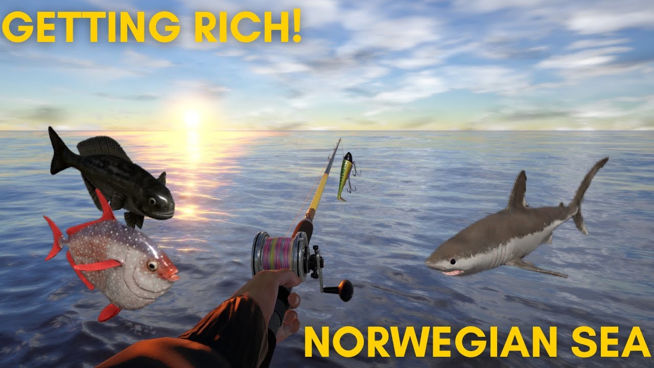 Russian Fishing 4 Norwegian Sea Getting RICH with RARE fish