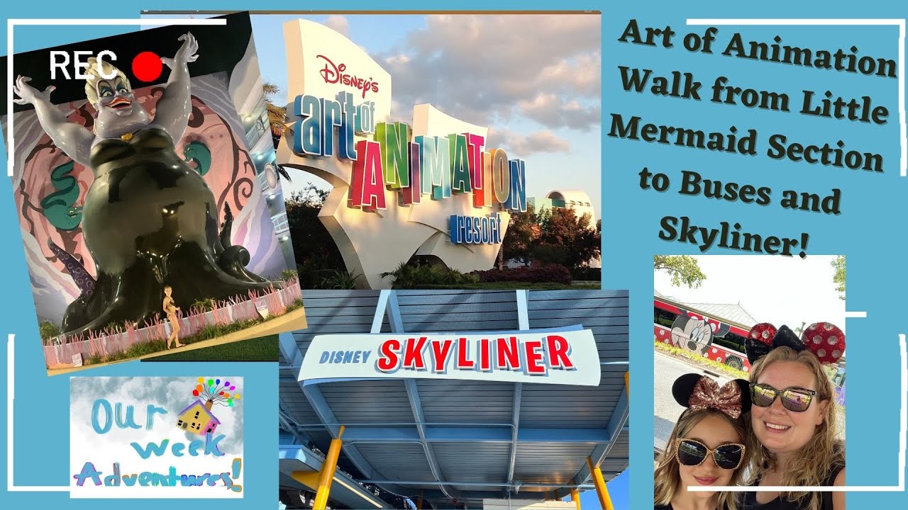 Искусство анимации. Прогулка от «Русалочки» до канатной дороги Skyliner и автобуса.