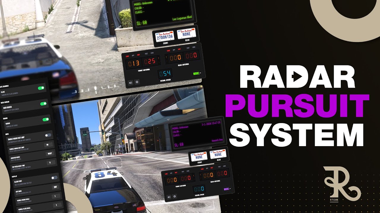 [SCRIPT] Radar Pursuit System – Advanced Police Radar | GTA 5, FiveM Police System