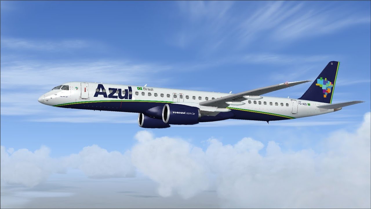 [FSX] Embraer 195 E2 AZUL | Campinas (VCP) - Fortaleza (FOR)