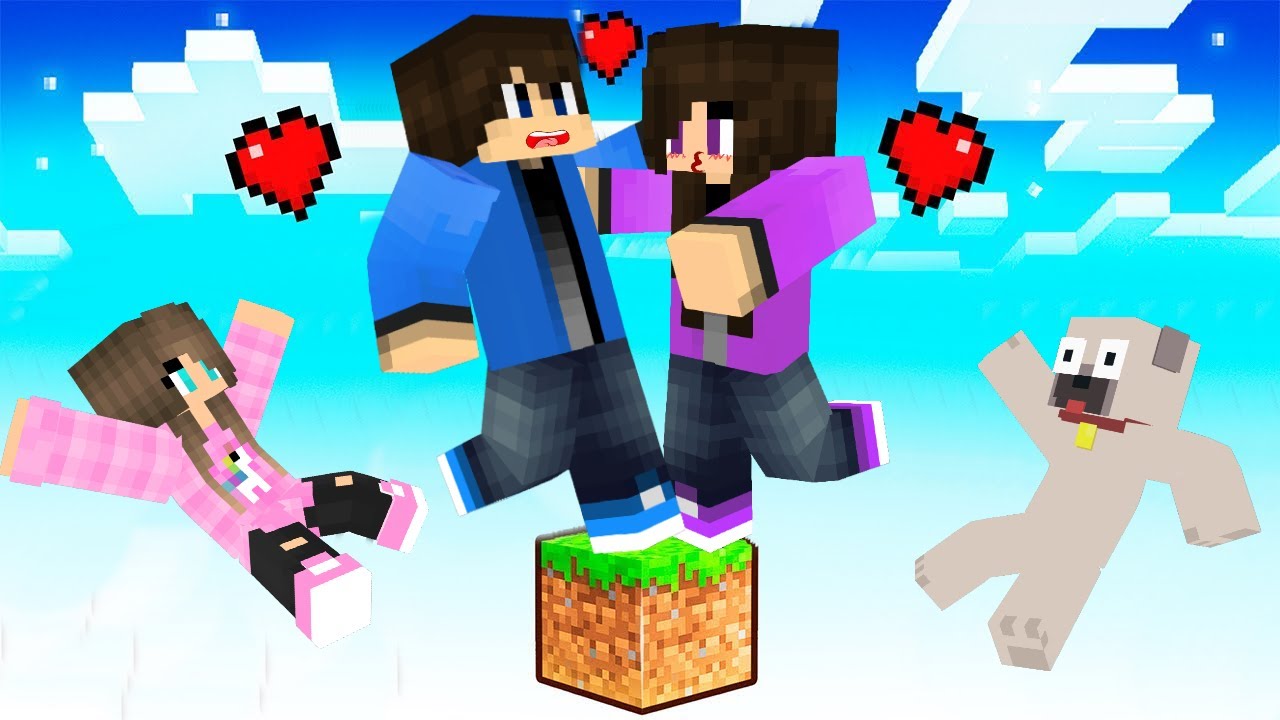 1 BLOCKON RAGADTUNK AZ EX-BARÁTNŐMMEL A MINECRAFTBAN!