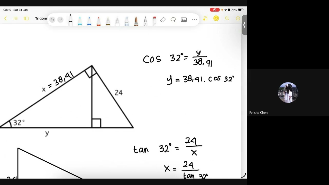 31 Jan 2026_Les Felisha 8 SMP _Matematika _ Latihan soal Trigonometri 