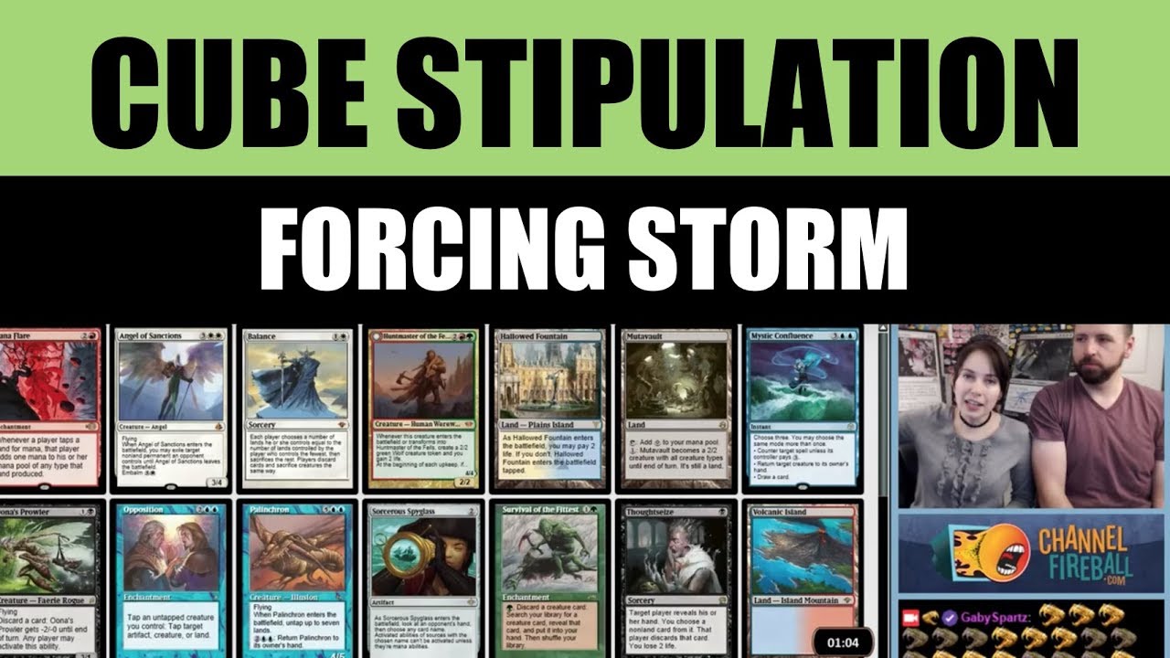 Vintage Cube Stipulation Draft - Forcing Storm and Failing ft LSV / MTG