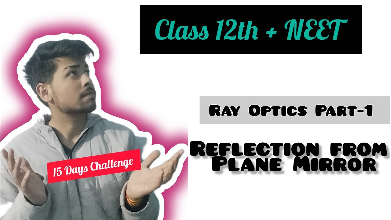 Ray Optics (Part-1) Reflection from plane mirror 