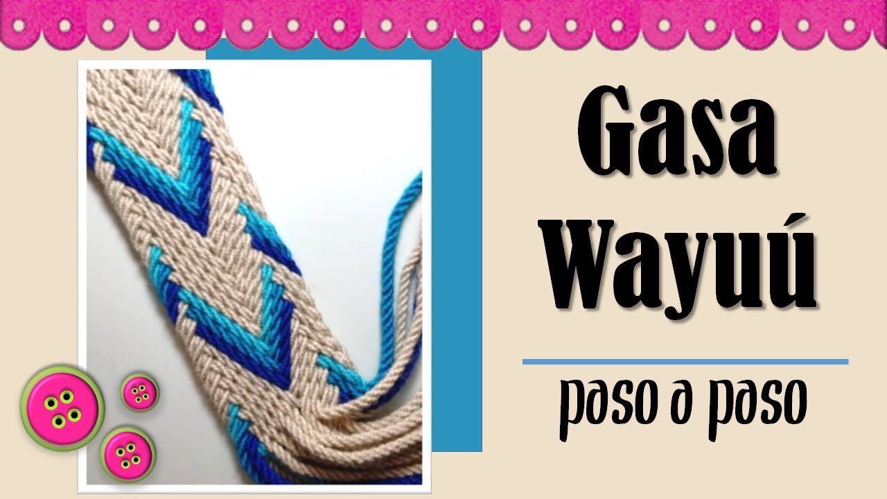 Gasa wayuu 18 cordones Ply Split