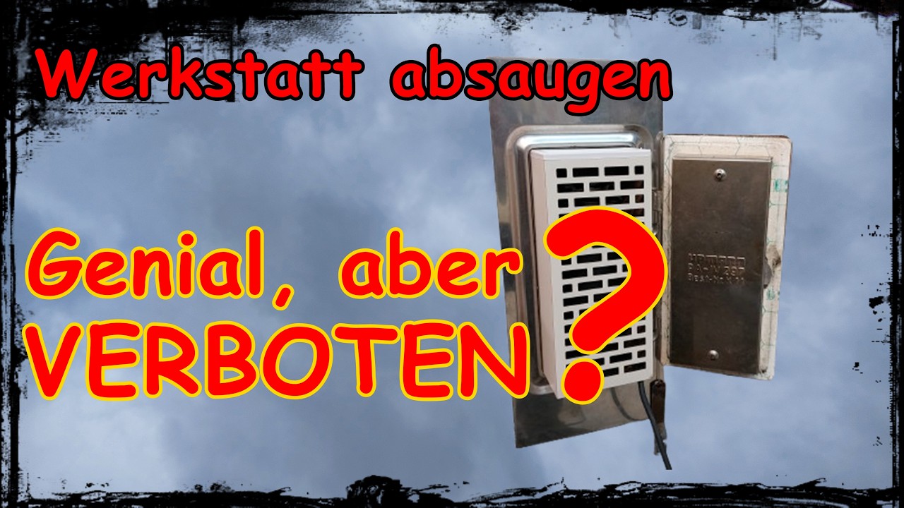 # Werkstatt absaugen. Finger weg ohne Genehmigung,  #Staub- und geruchfreie Luft geht so!