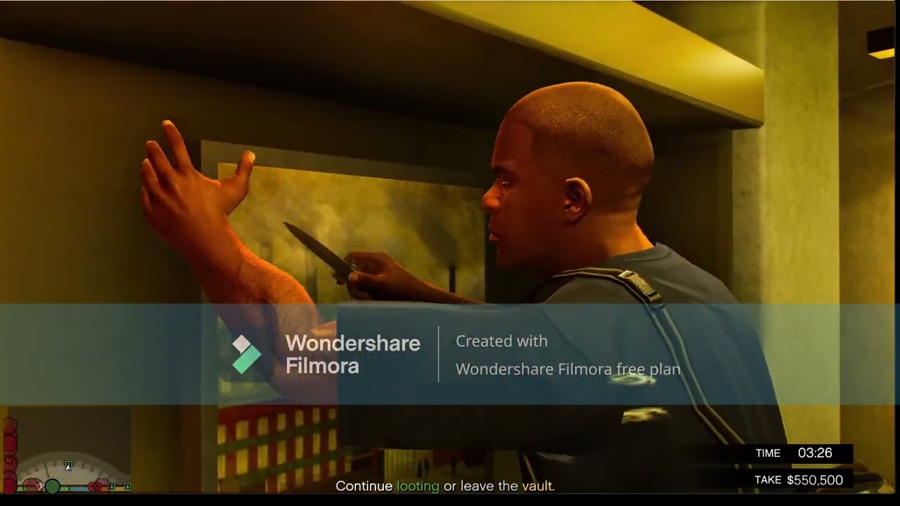 Stealing from anus bro casino HEIST very DANGEROUS GTA V gaming video