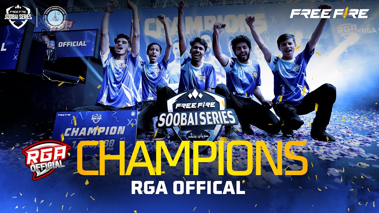 Champions Announcement - Team RGA Official | Free Fire Soobai Series 2022