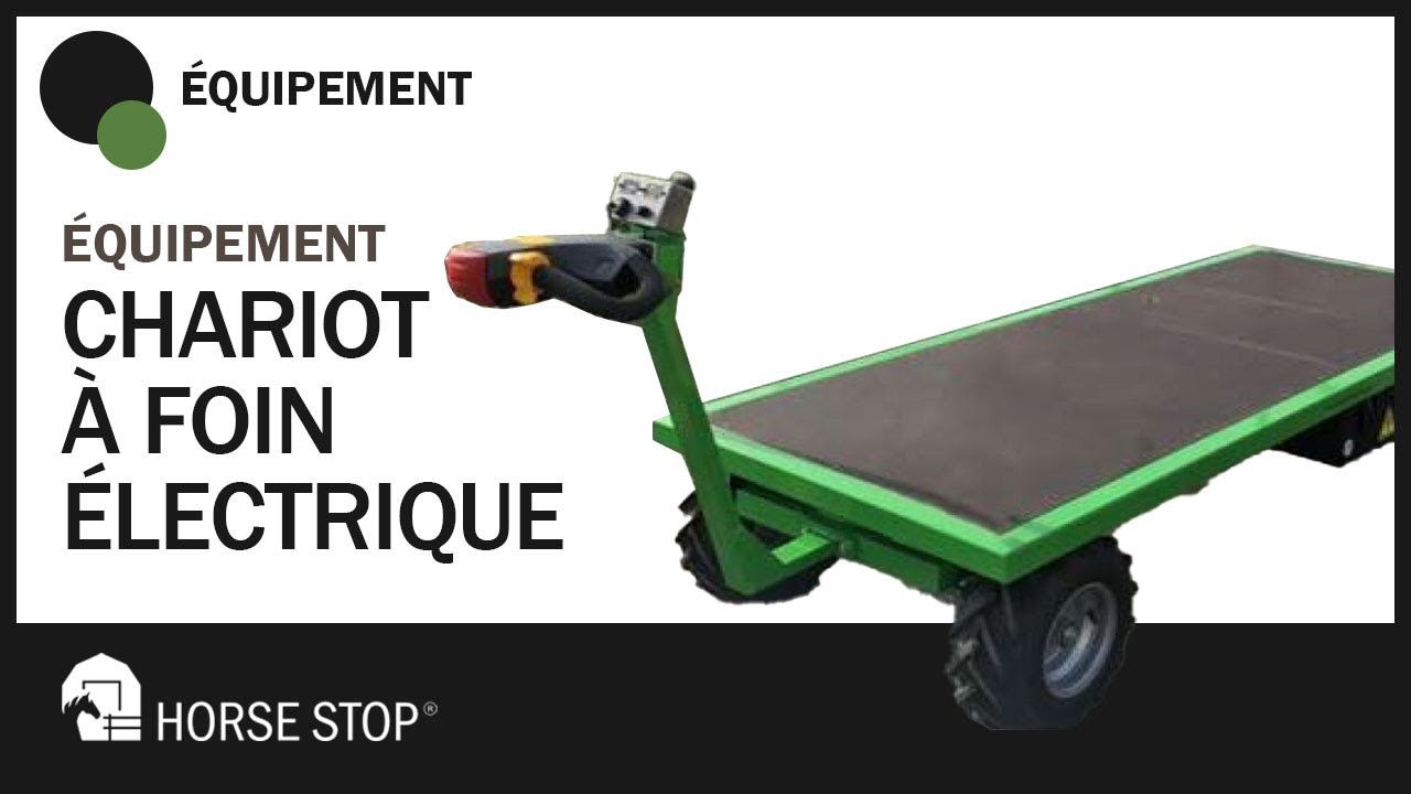 Chariot à foin électrique HORSE STOP®