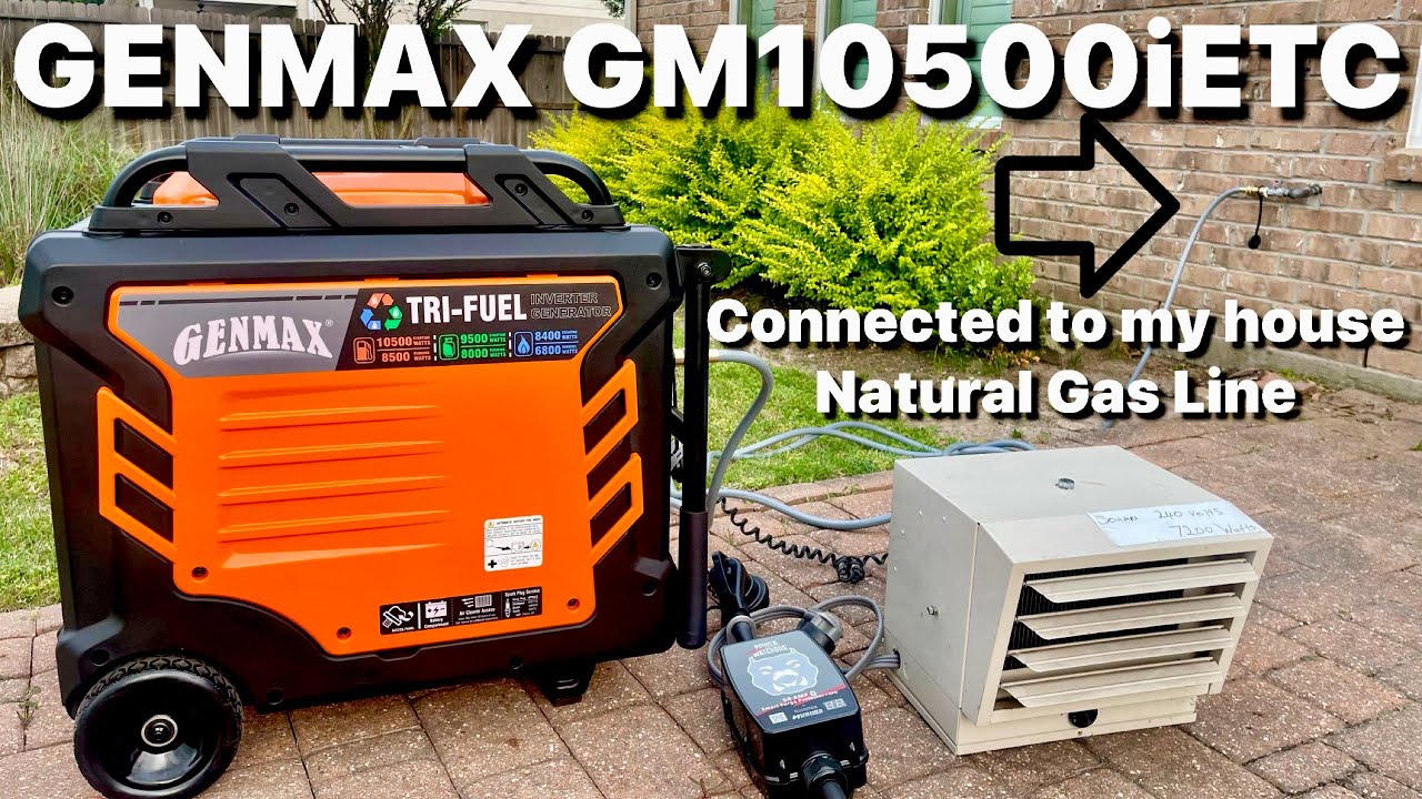 Load Testing the GENMAX GM10500iETC on Natural Gas