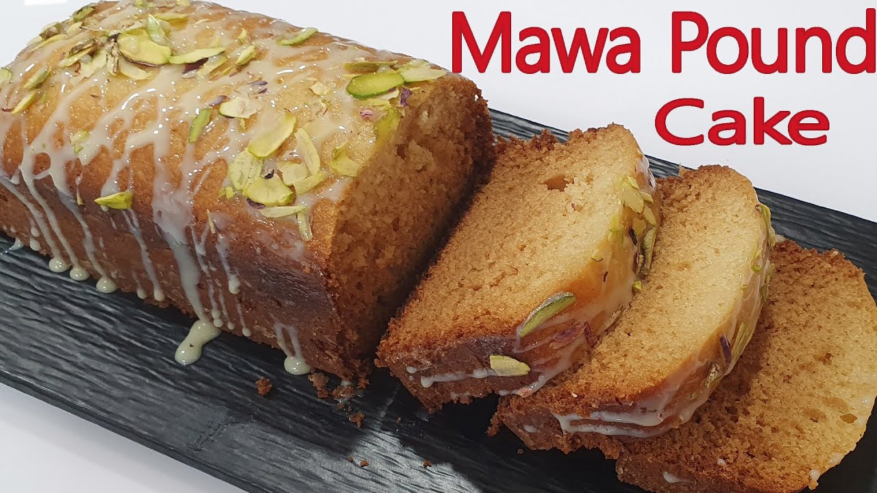 Mawa Pound Cake  Eggless Parsi Mawa Pound Cake without Mawa बिना ओवन सॉफ्ट मावा केक