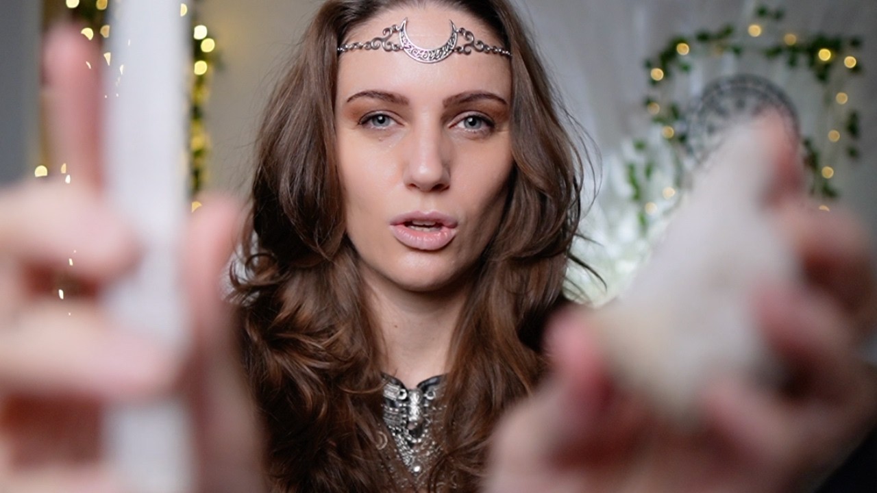 Blissful Deep Relaxation ✨ | No Talking Witchy Reiki asmr | Crystals, Energy Pulling, Aura Cleanse