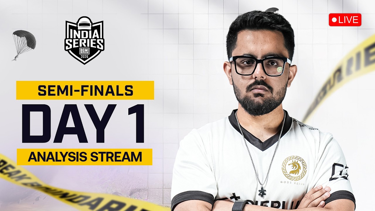 Analysis Stream | BGIS SEMI FINALS DAY | LIVE WITH GDR DESTRO