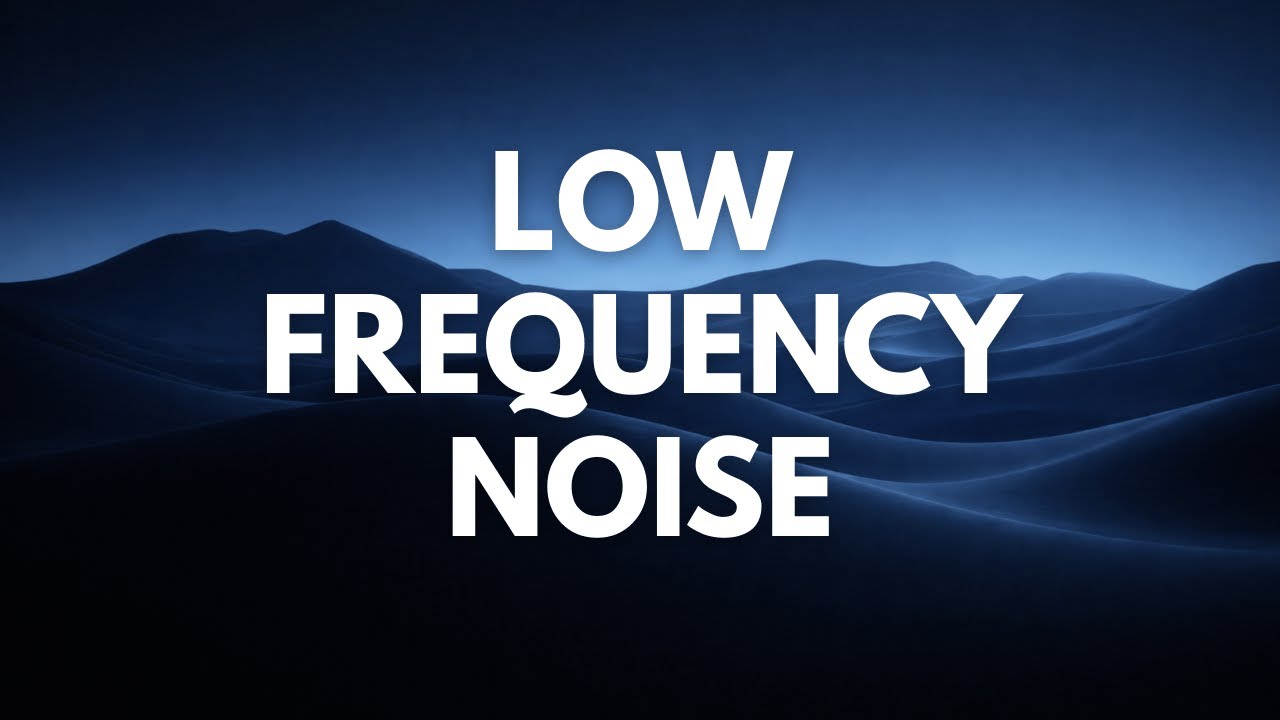 Low Frequency Brown Noise for Deep Rest | Black Screen | 10 Hours