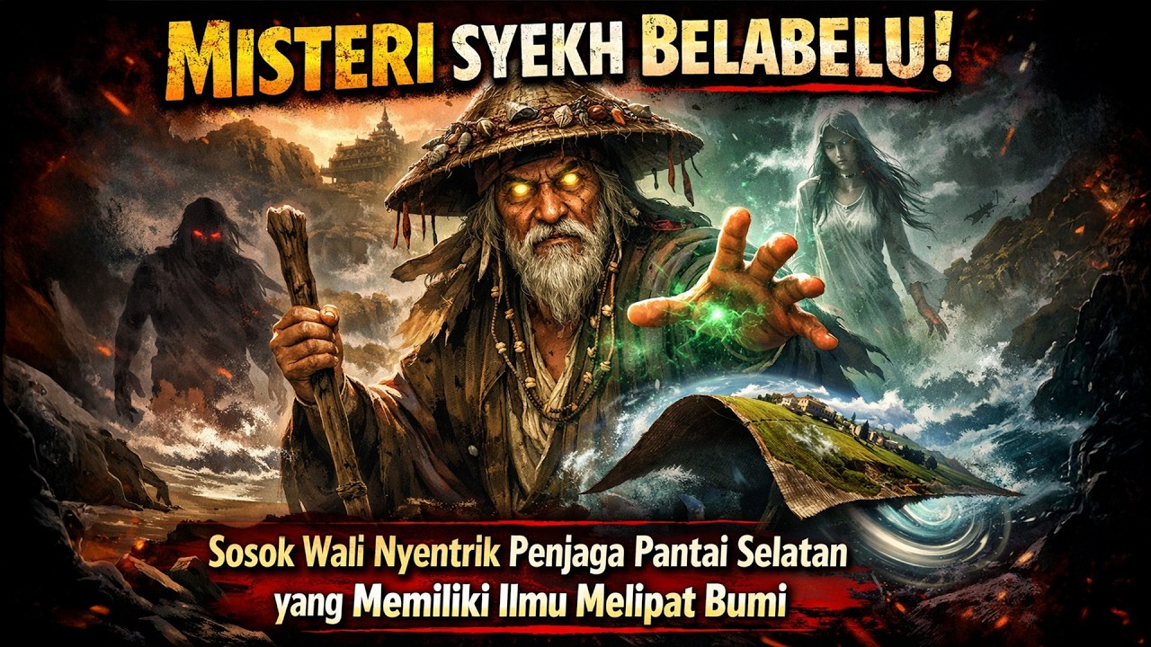 MISTERI SYEKH BELABELU: Sosok Wali Nyentrik Penjaga Pantai Selatan yang Memiliki Ilmu Melipat Bumi.