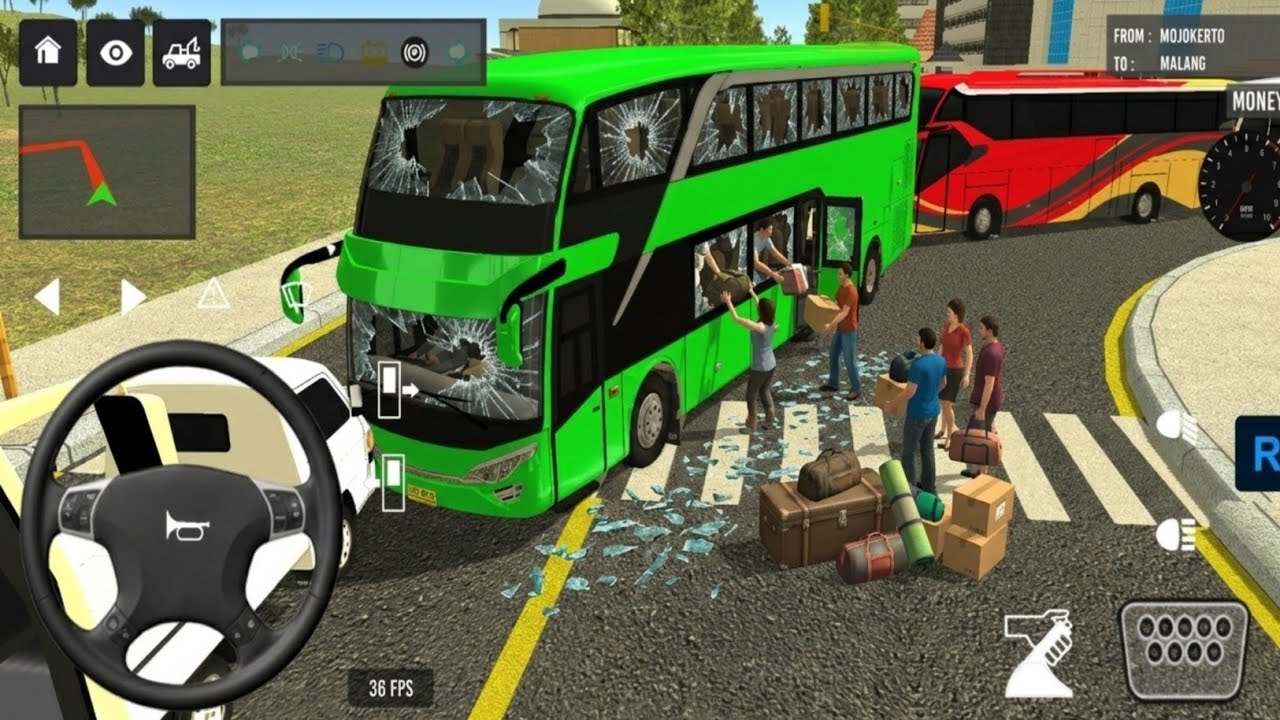 Indonesia Coach bus driving 😱💥 | Euro bus simulator 2026 Android gameplay #game 1 Part 71