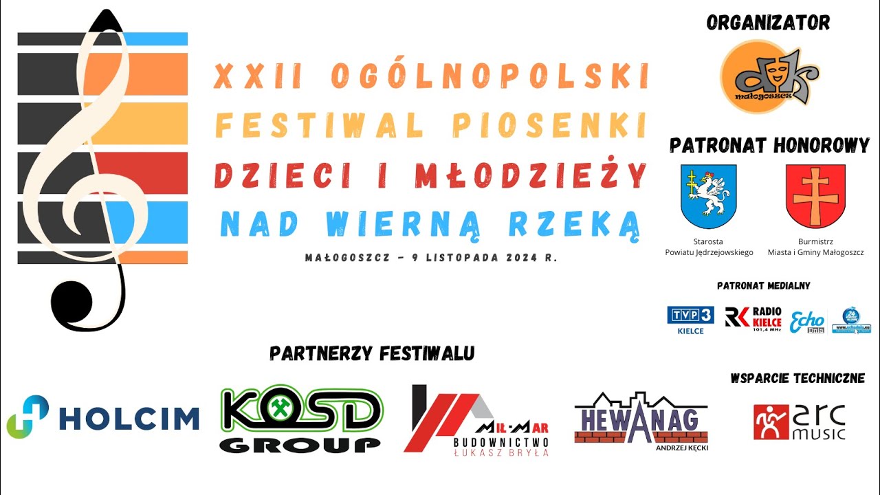 XXII Ogólnopolski Festiwal Piosenki Dzieci i Młodzieży 