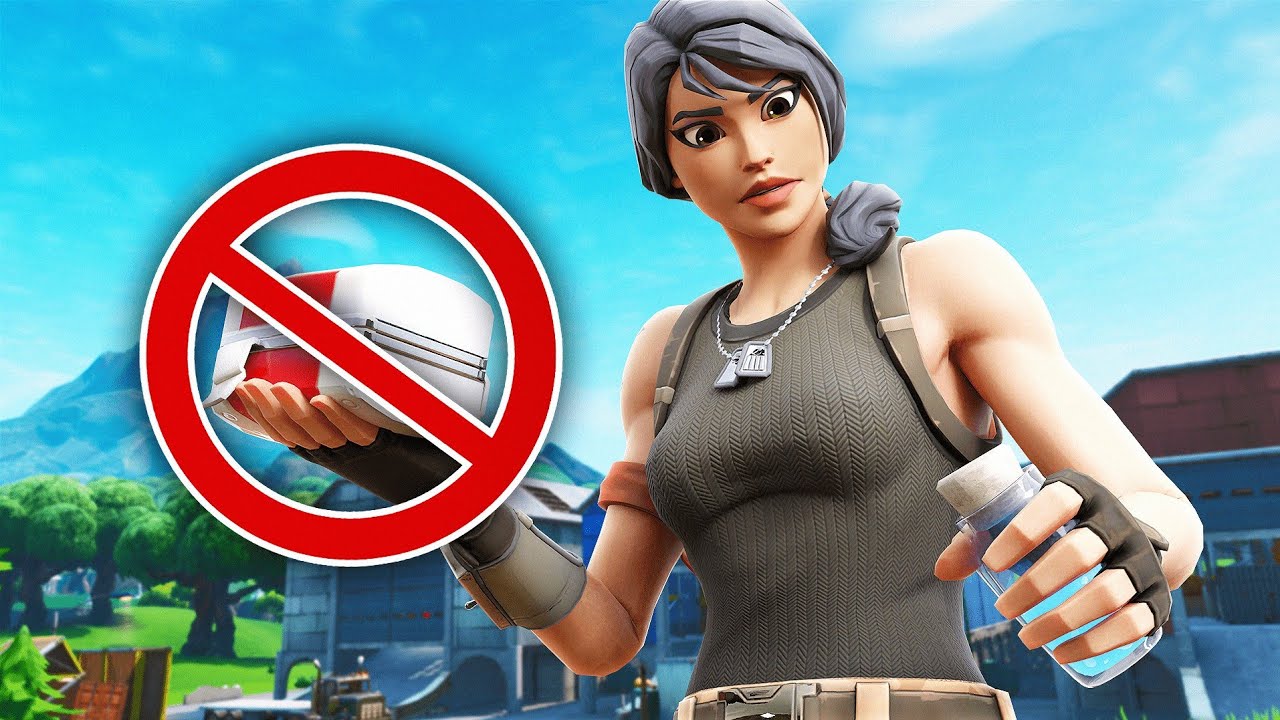 Winning WITHOUT meds challenge in fortnite... (so hard)