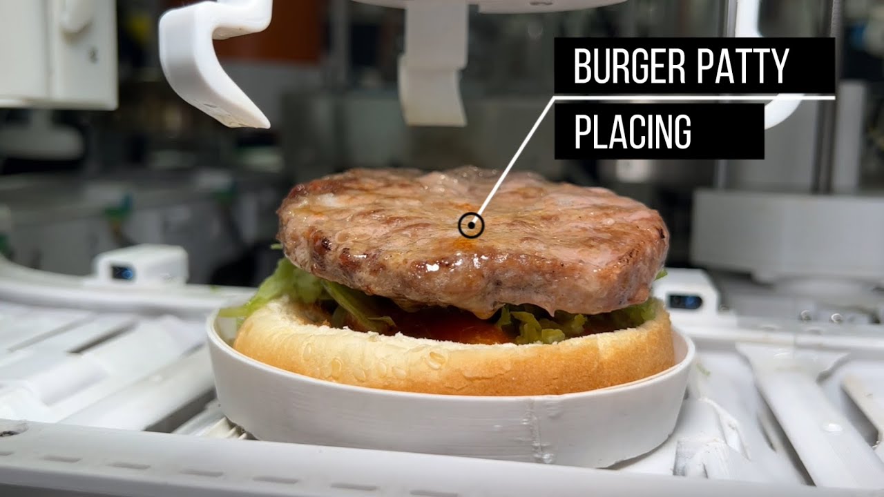 Robotic Chef Creates the Delicious Cheeseburger | RoFood Culinary Automation